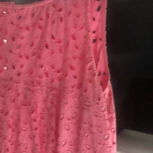 Michael KORS pink eyelet cotton dress all lined - Picture 10 of 10